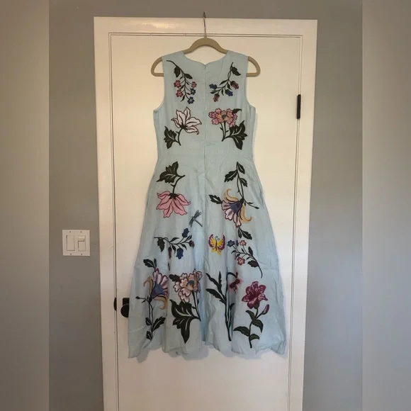FANM MON
GLORIOSA EMBROIDERED MIDI DRESS M - Picture 3 of 6